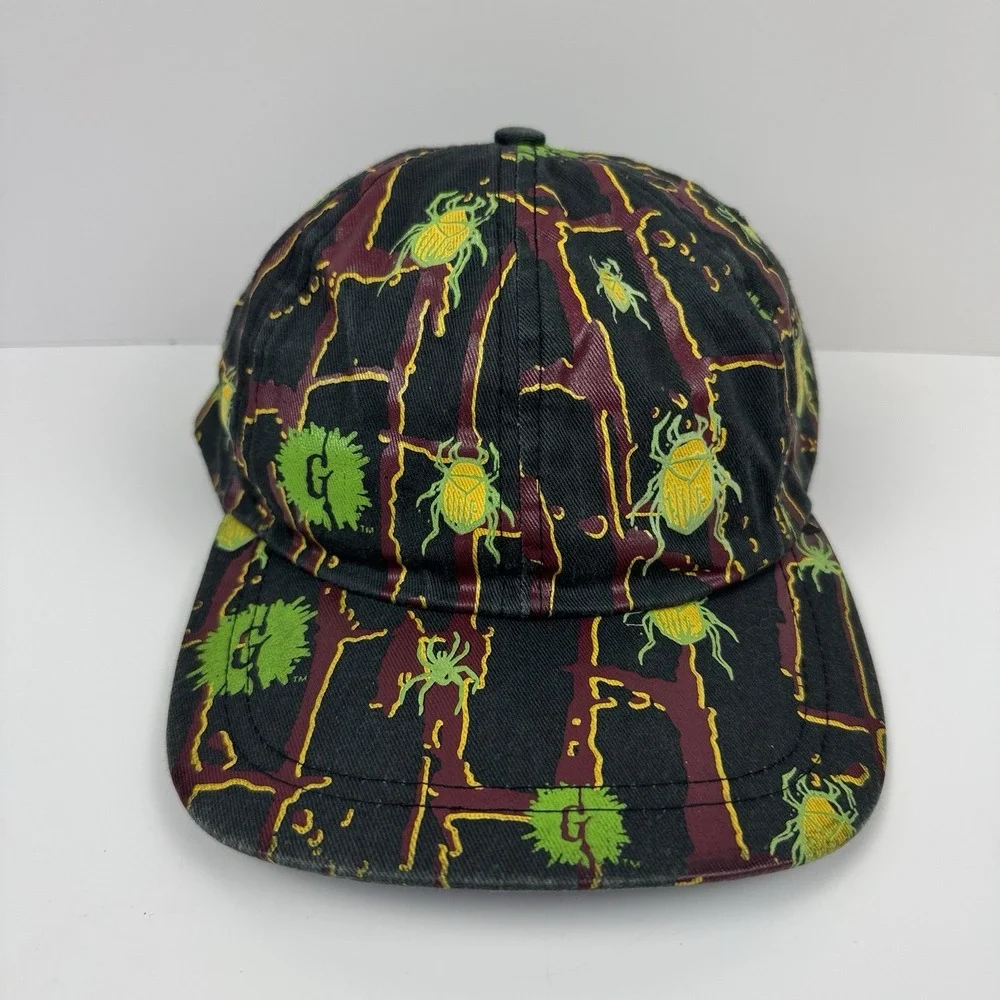 Vintage Goosebumps AOP Hat Youth 90s SnapBack Cap RL Stine Beetles